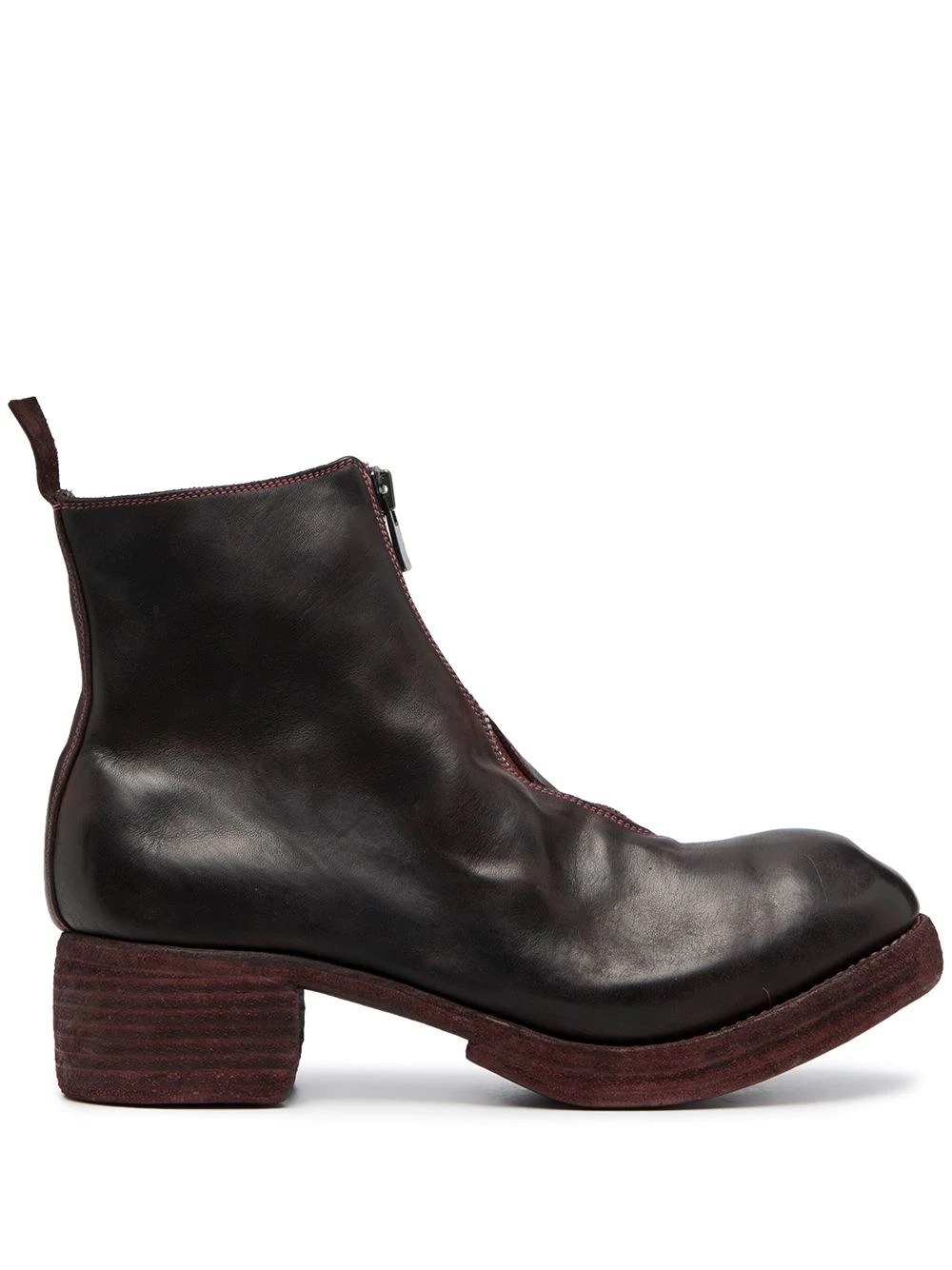 front zip ankle boots  - 1