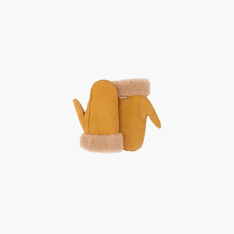 Miu Miu Suede sheepskin gloves outlook