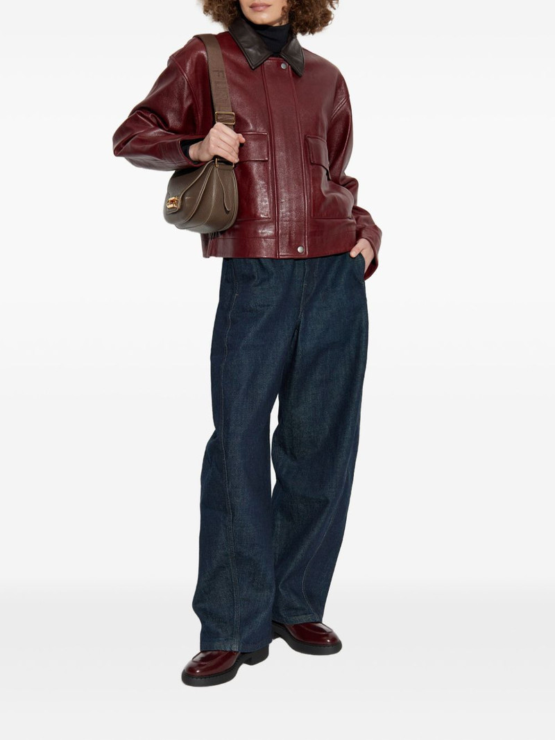 rag & bone flap-pocket leather jacket outlook