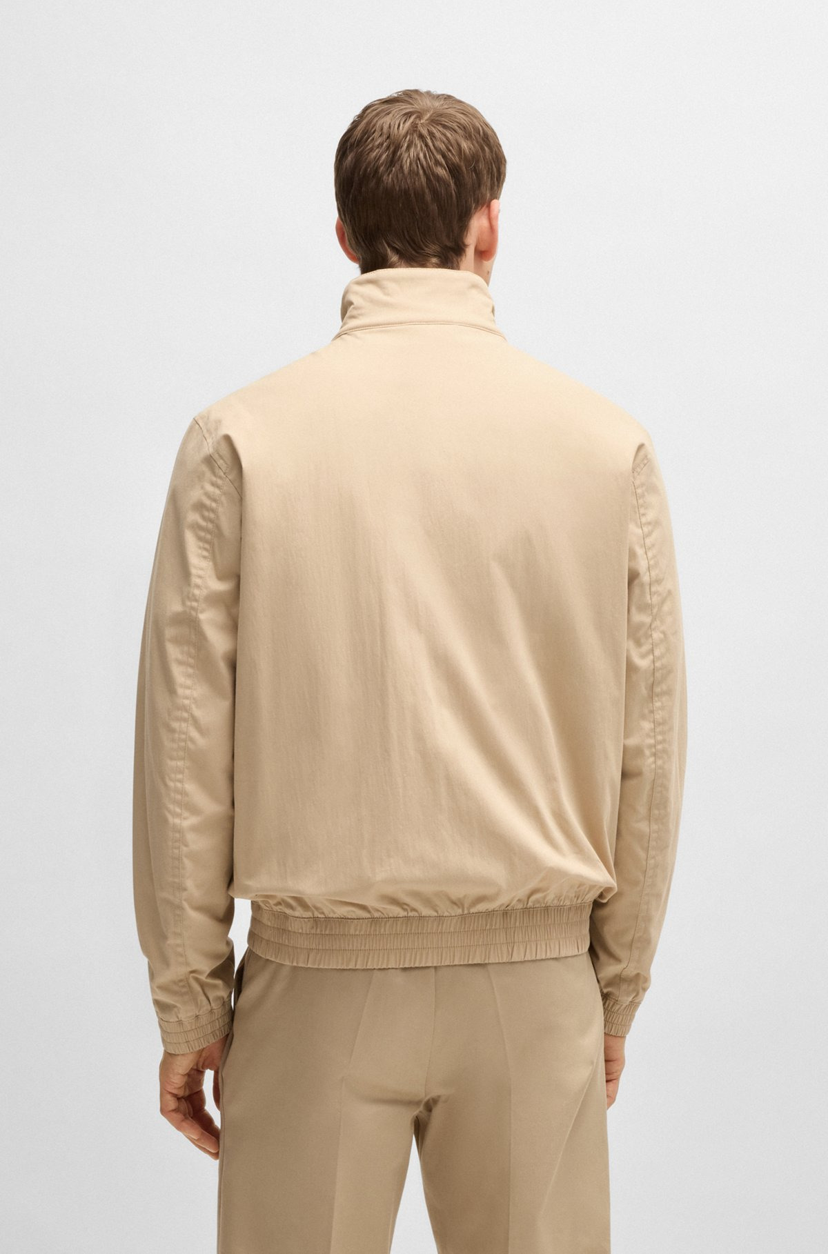 JACKET WITH DOUBLE B MONOGRAM - 4