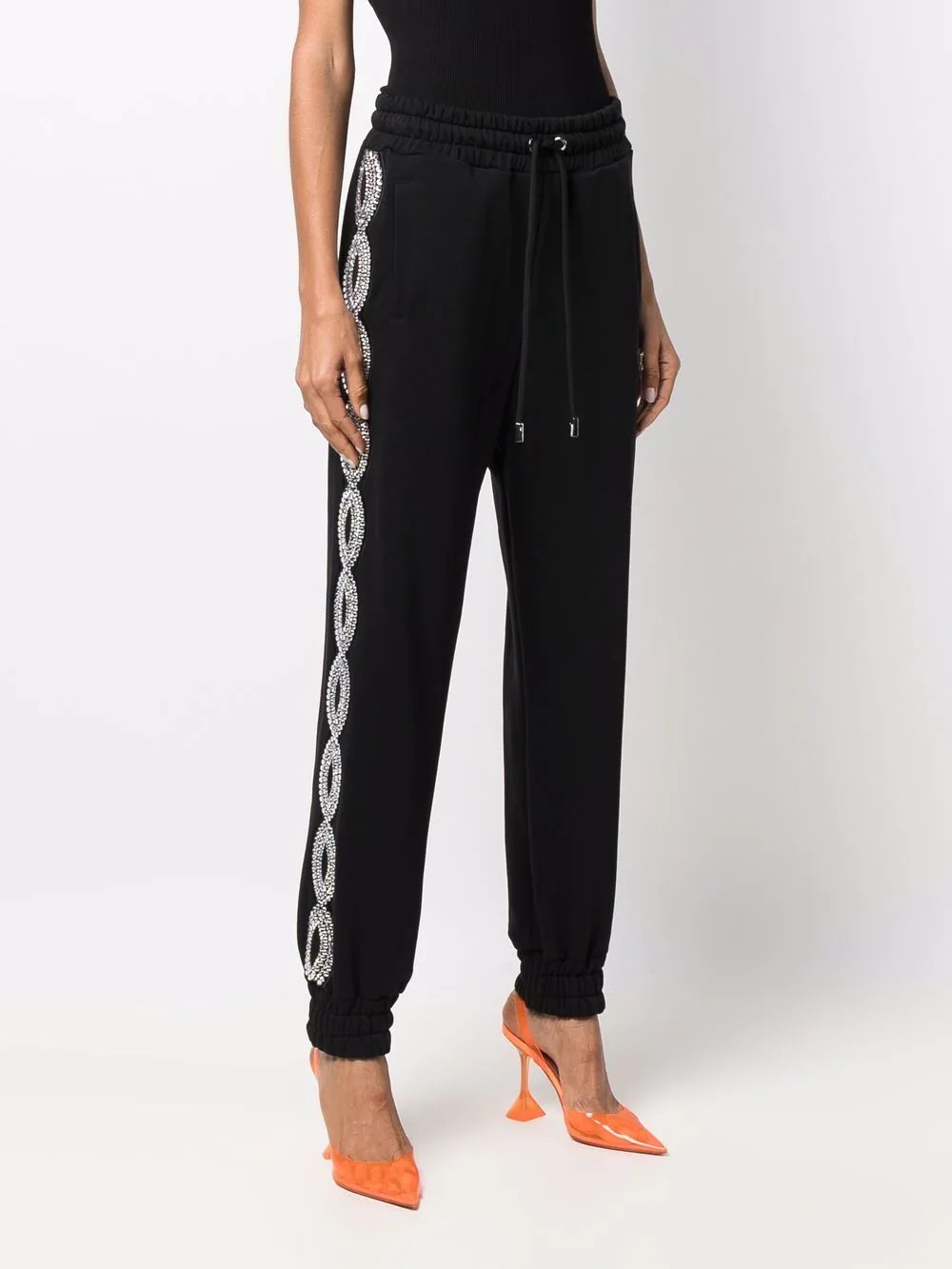 crystal-embellished joggers - 3