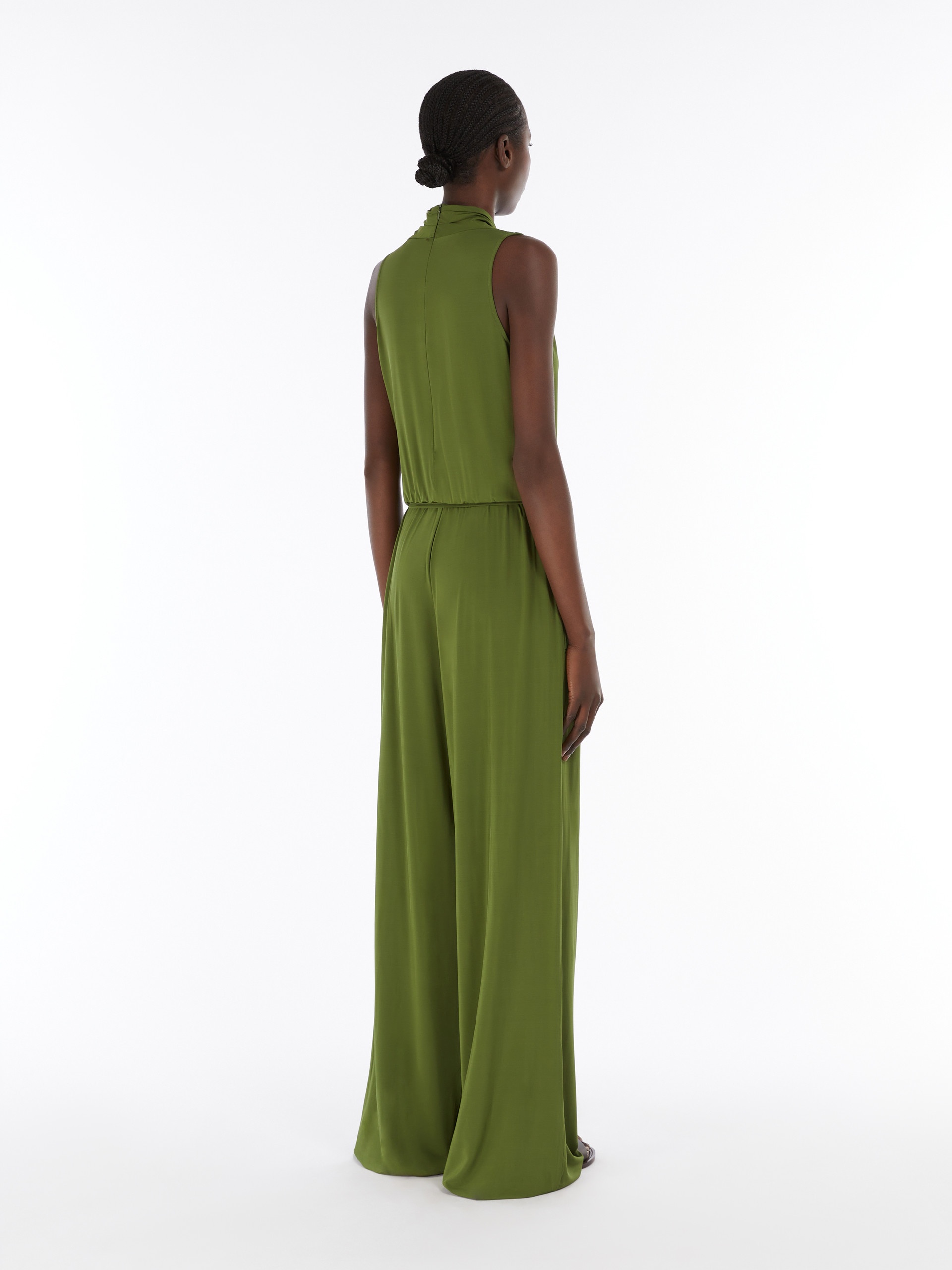 GENZANA Stretch viscose jersey jumpsuit - 4