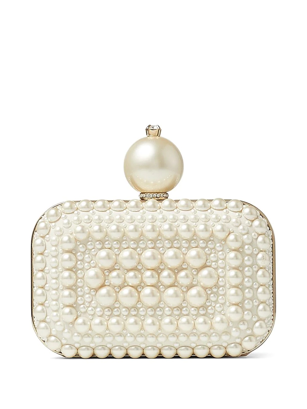 Micro Cloud pearl-embellished clutch bag - 2