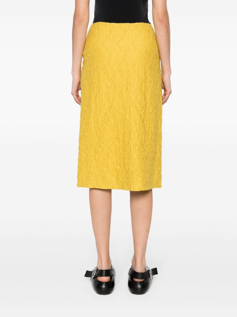cloquÃ© midi skirt - 4
