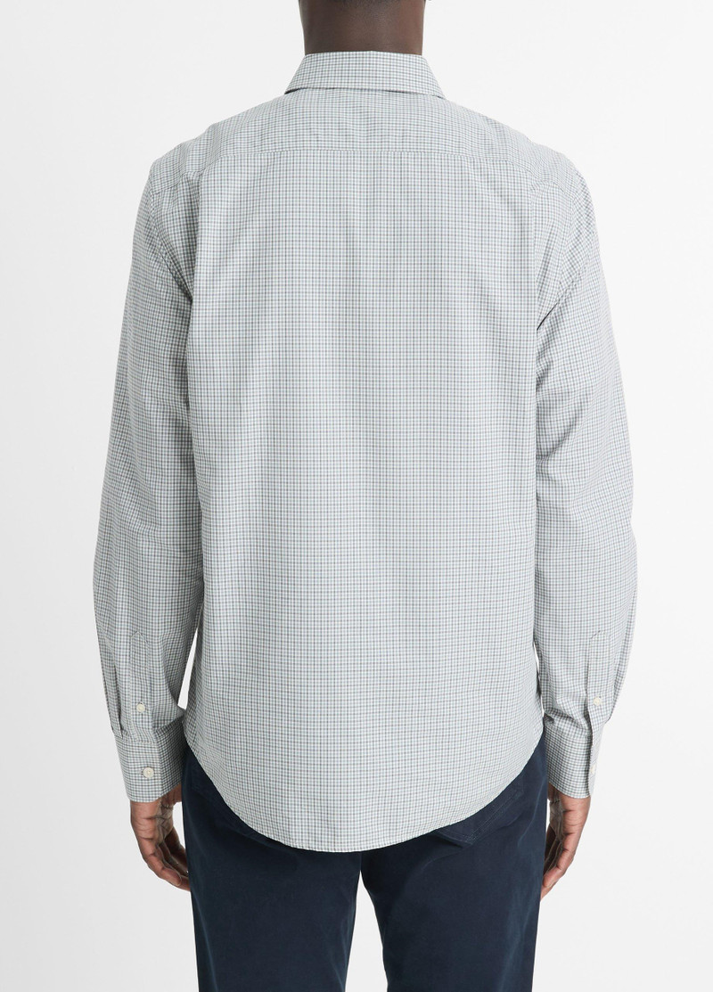 Whitney Plaid Cotton-Blend Long-Sleeve Shirt 4
