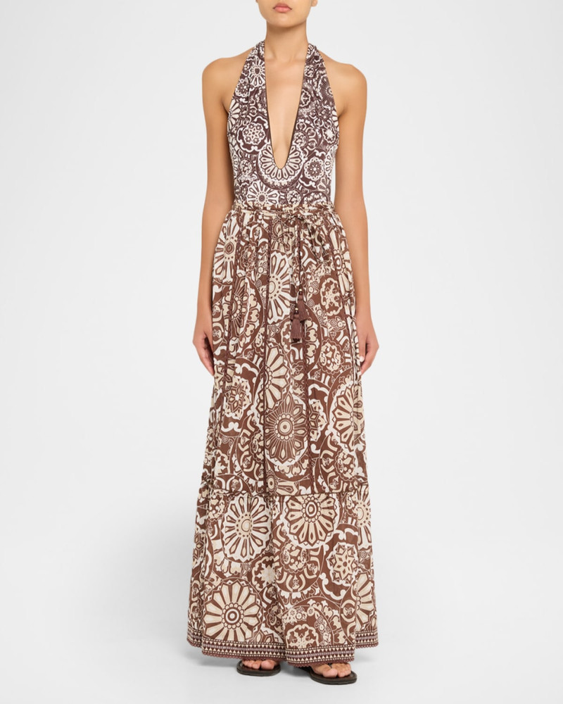 RAMY BROOK Ariella Tiered Maxi Skirt outlook