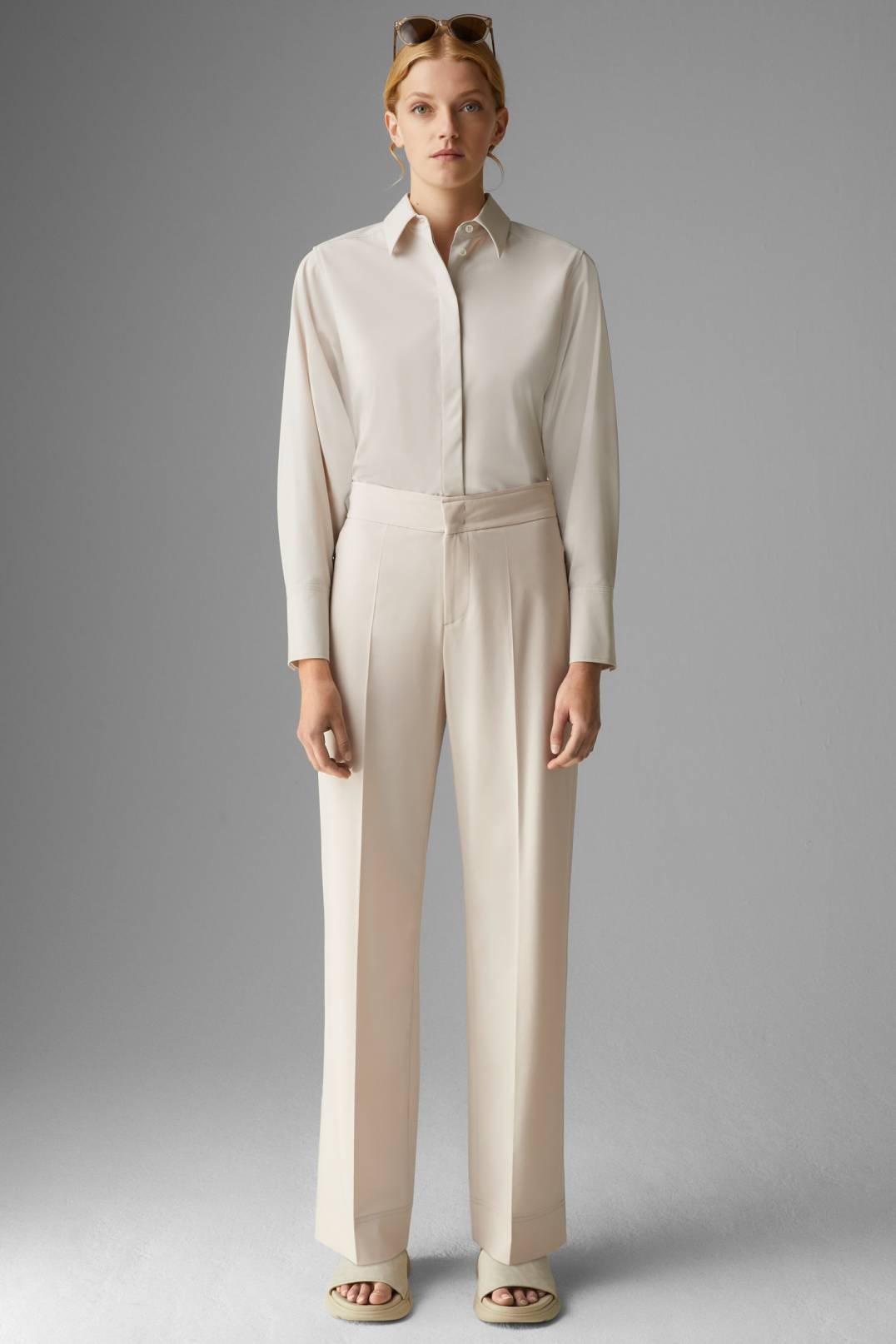 ELLA MARLENE PANTS IN LIGHT BEIGE - 4