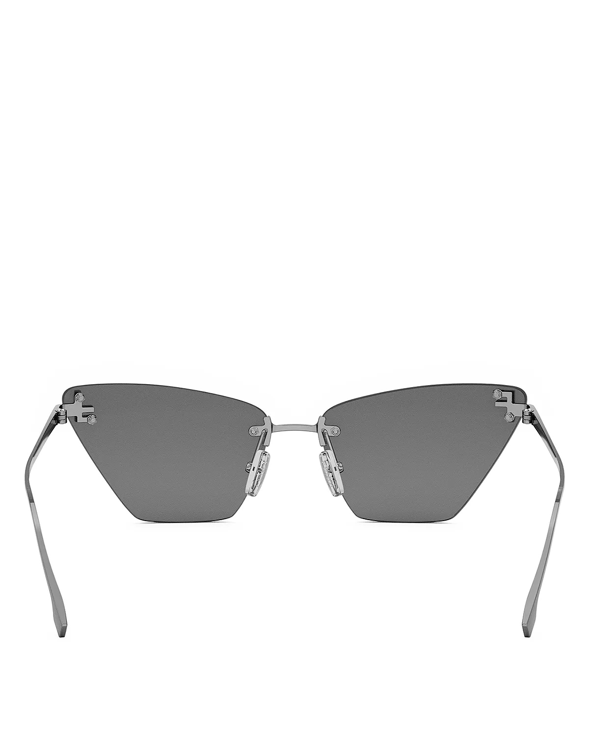Metal First Crystal Cat Eye Sunglasses, 57mm - 2