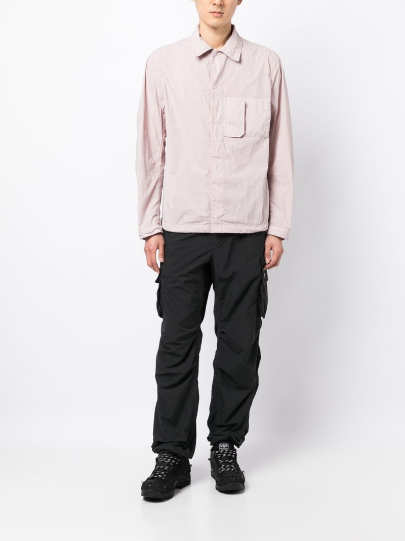 Ten C chest-pocket zip-up jacket outlook
