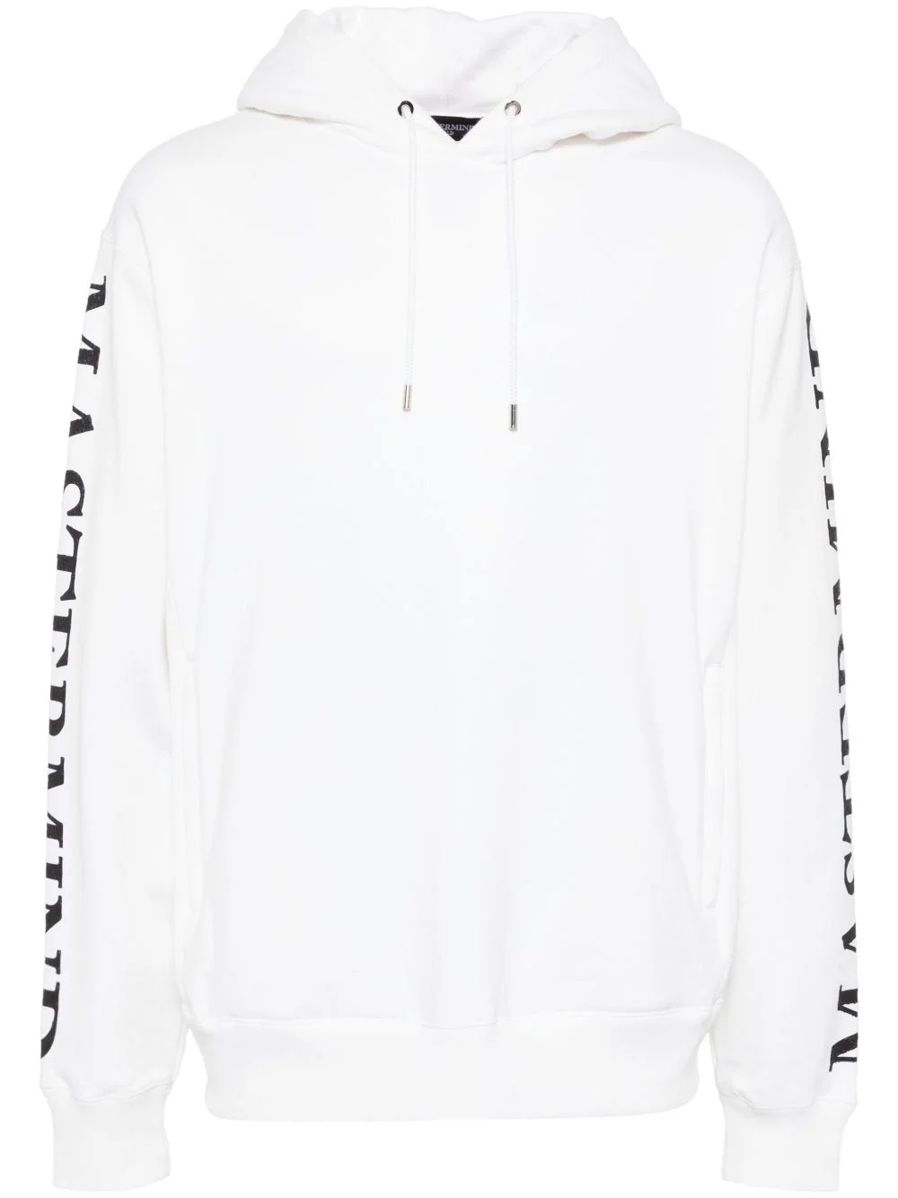 logo print hoodie - 1