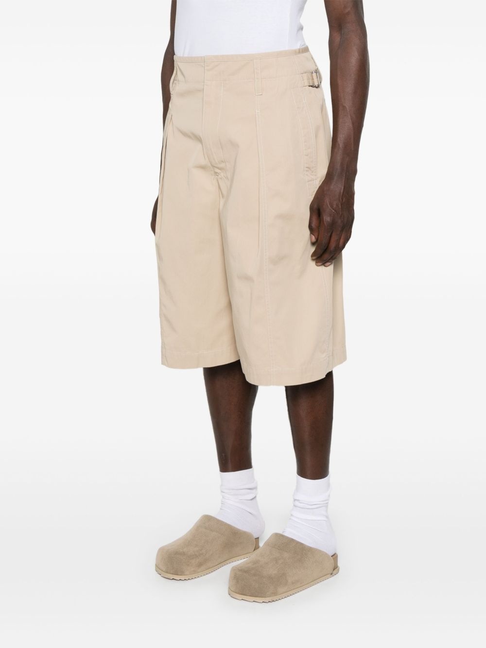 pleated bermuda shorts - 3