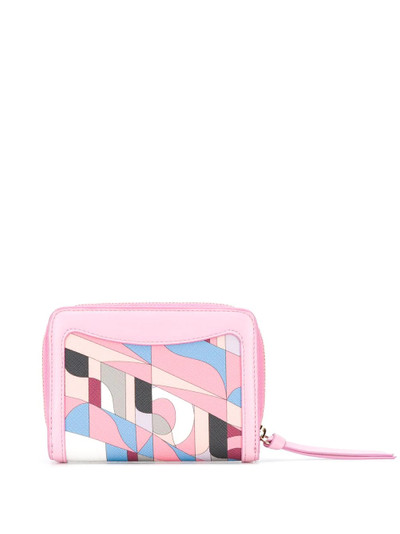 EMILIO PUCCI abstract print wallet outlook