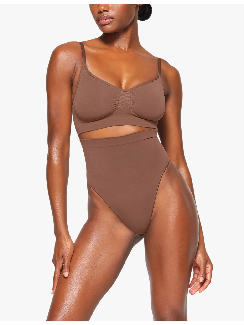 Seamless Sculpt high-rise stretch-woven thong - 2