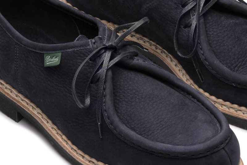 Micka Taurillon Nubuck Navy - Rubber Sole 6