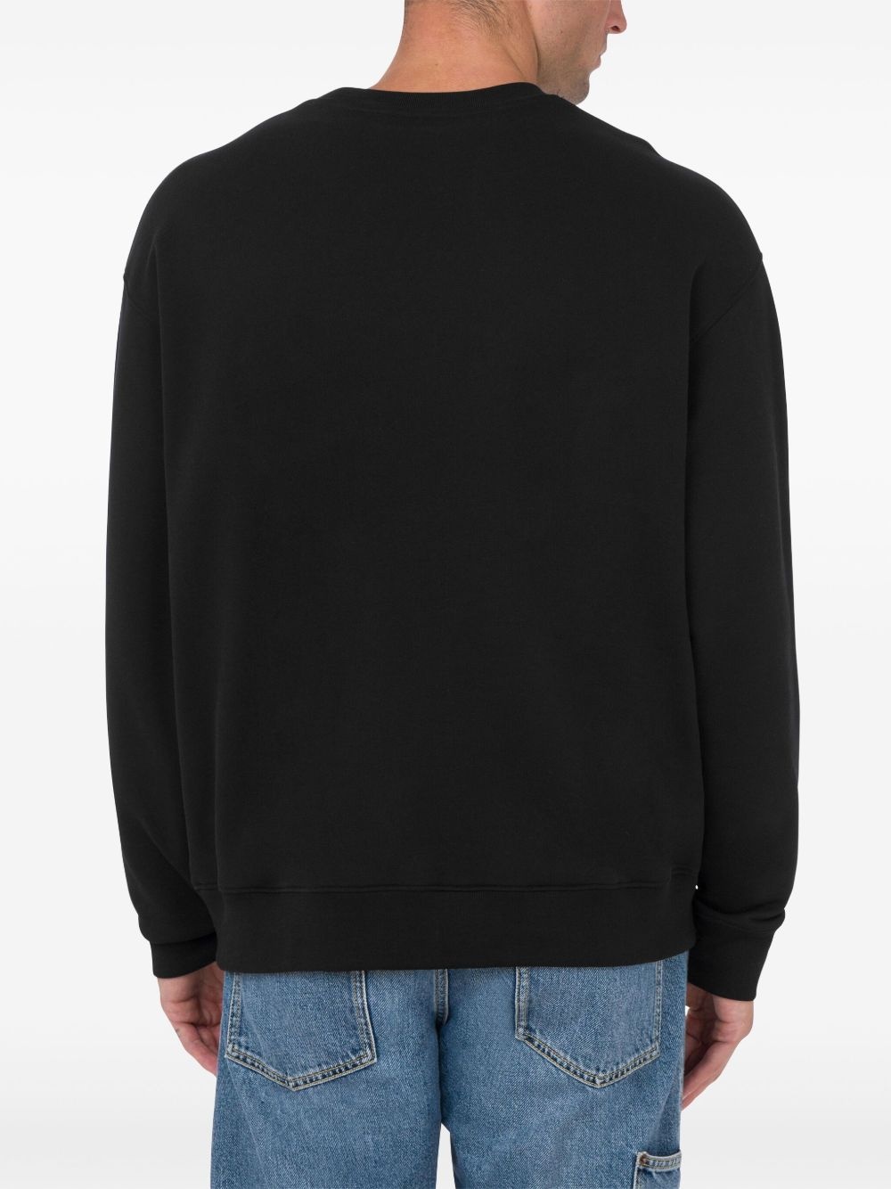 logo-embroidered sweatshirt - 3