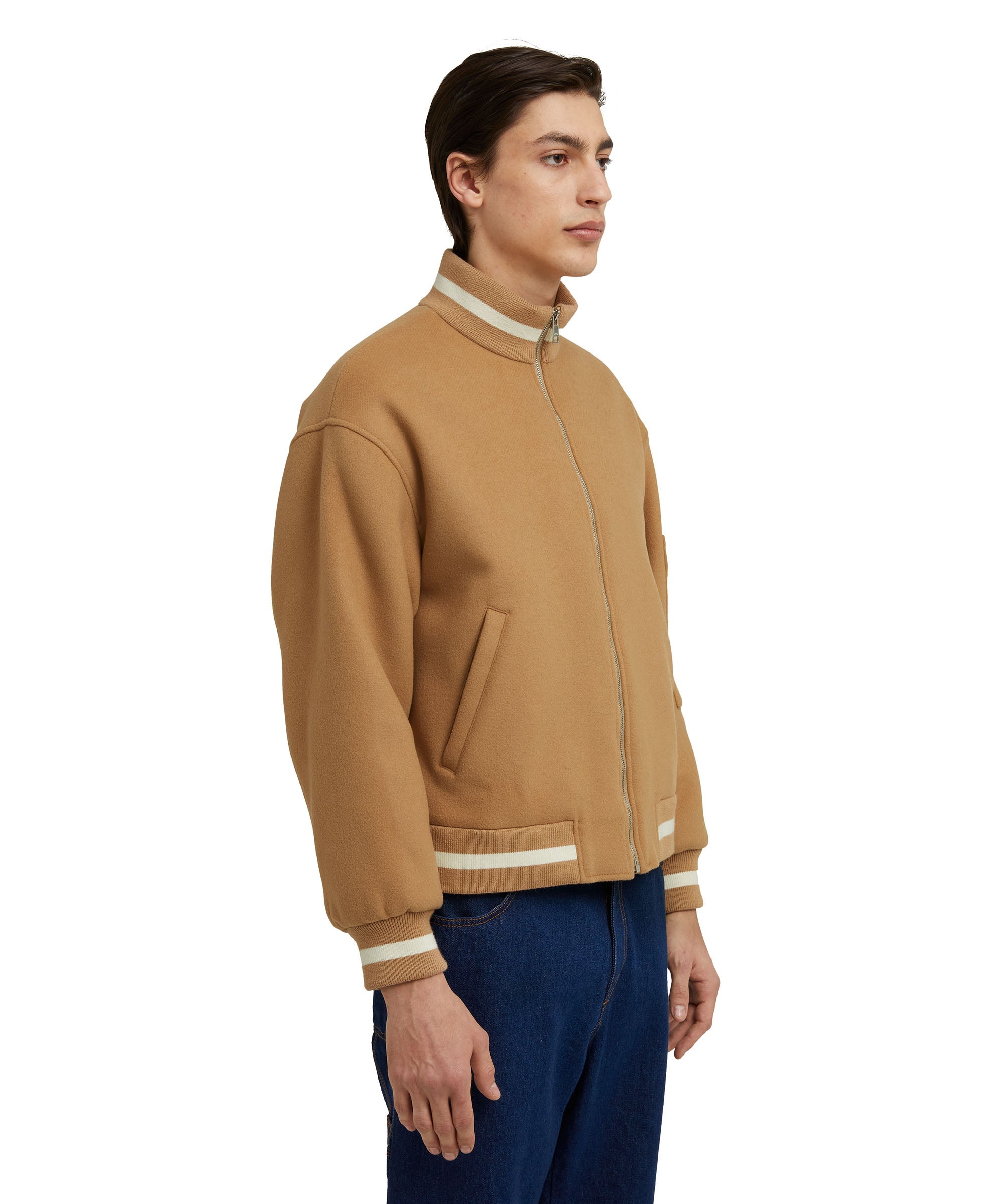 Virgin wool bomber jacket "Wool Felt" - 4