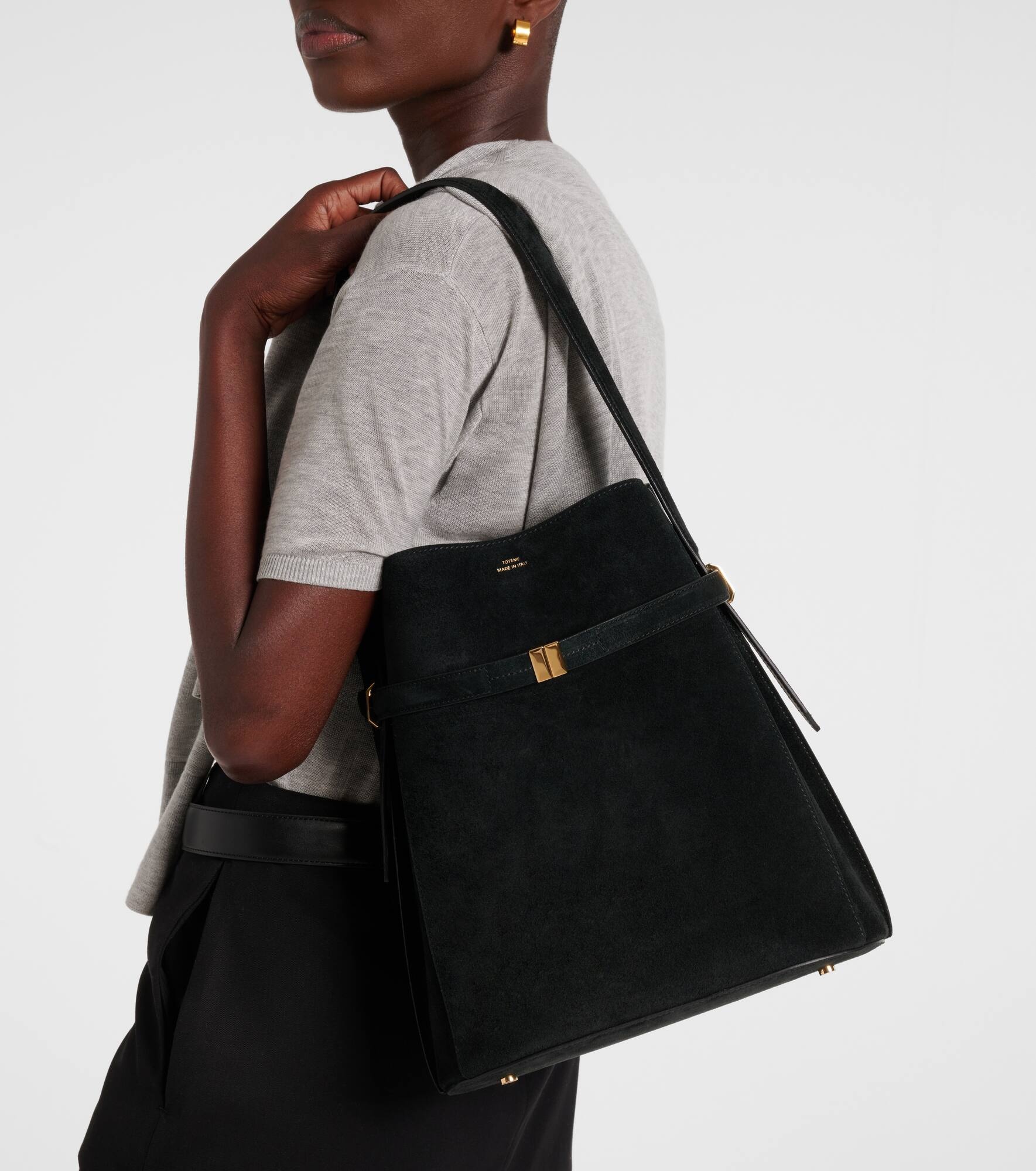 Suede bucket bag - 2