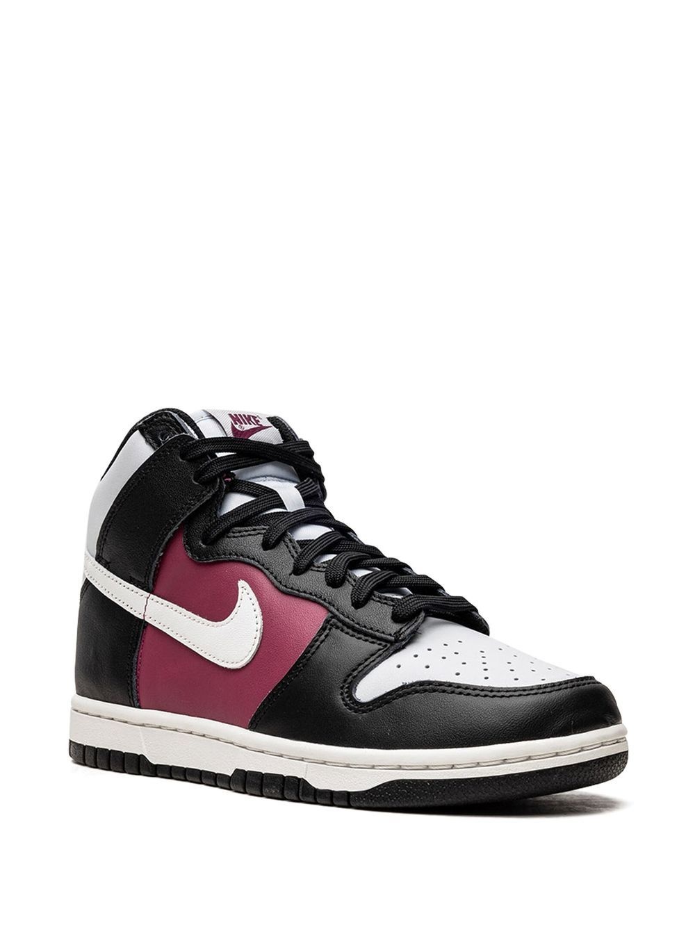 Dunk High "Black/Summit White/Rosewood" sneakers - 2