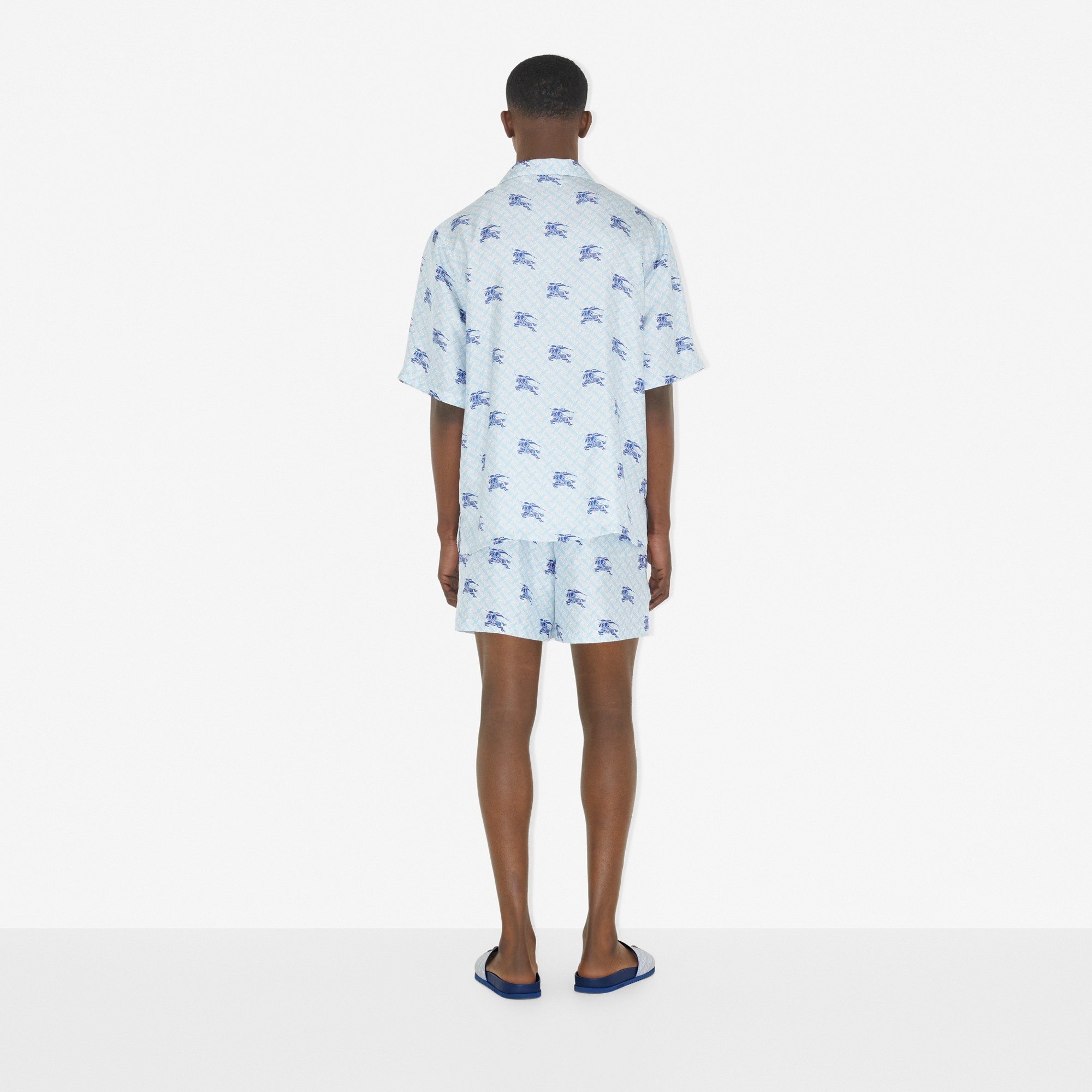 EKD Monogram Silk Shorts - 4