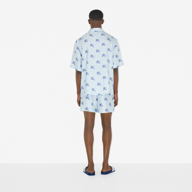 EKD Monogram Silk Shorts 4