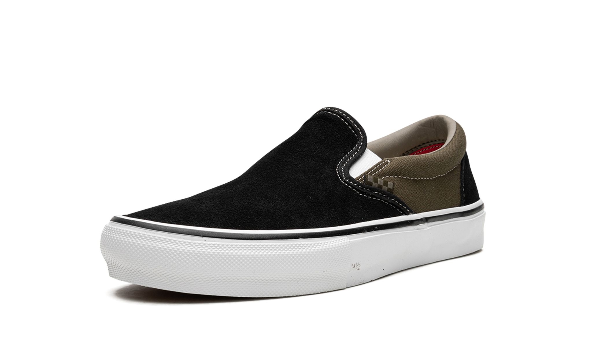 Vans Skate Slip-On "Black / Olive" - 4