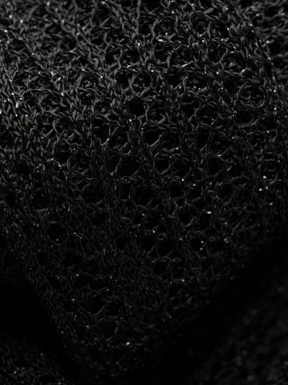 open-knit long-sleeve dress - 6