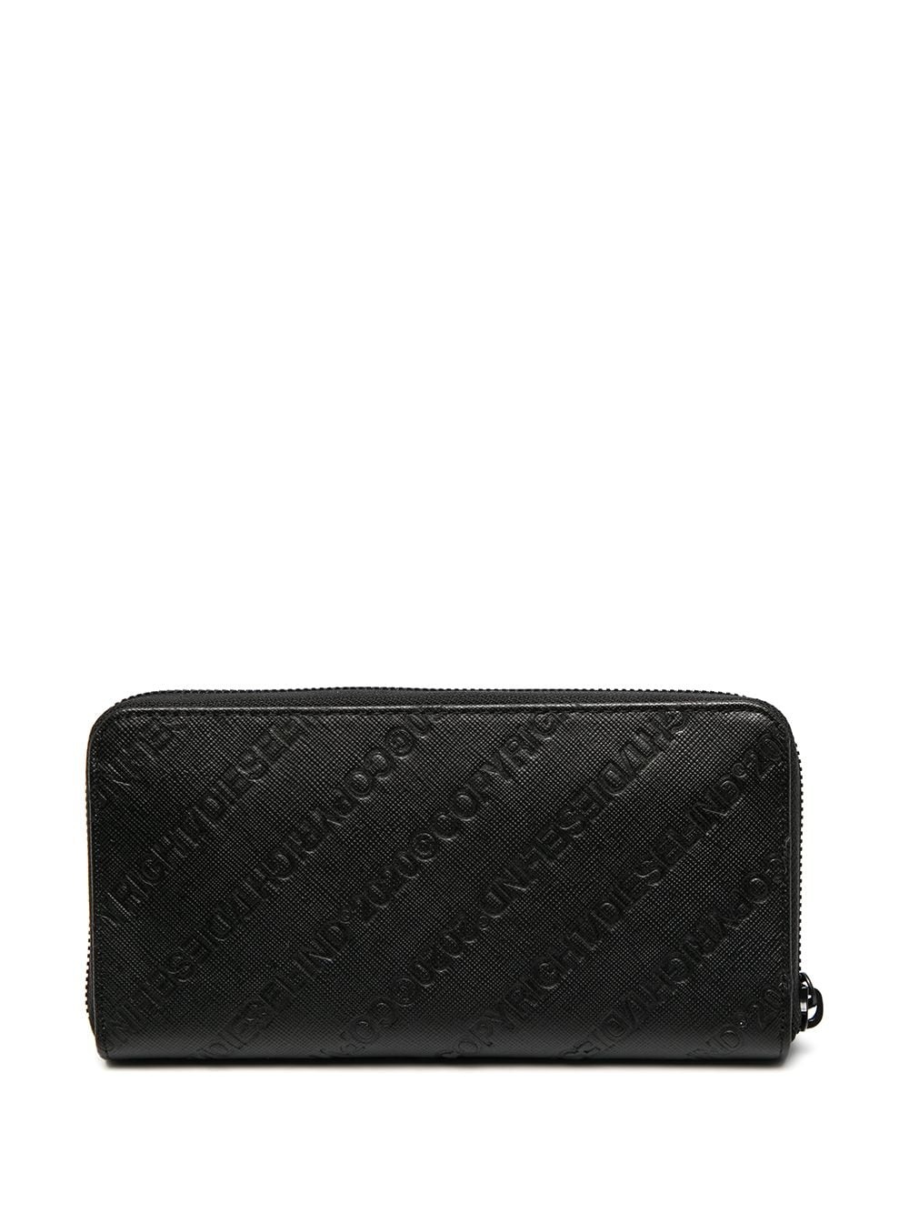 debossed monogram continental wallet - 1