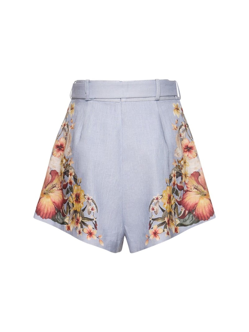 Lexi tuck linen shorts - 3