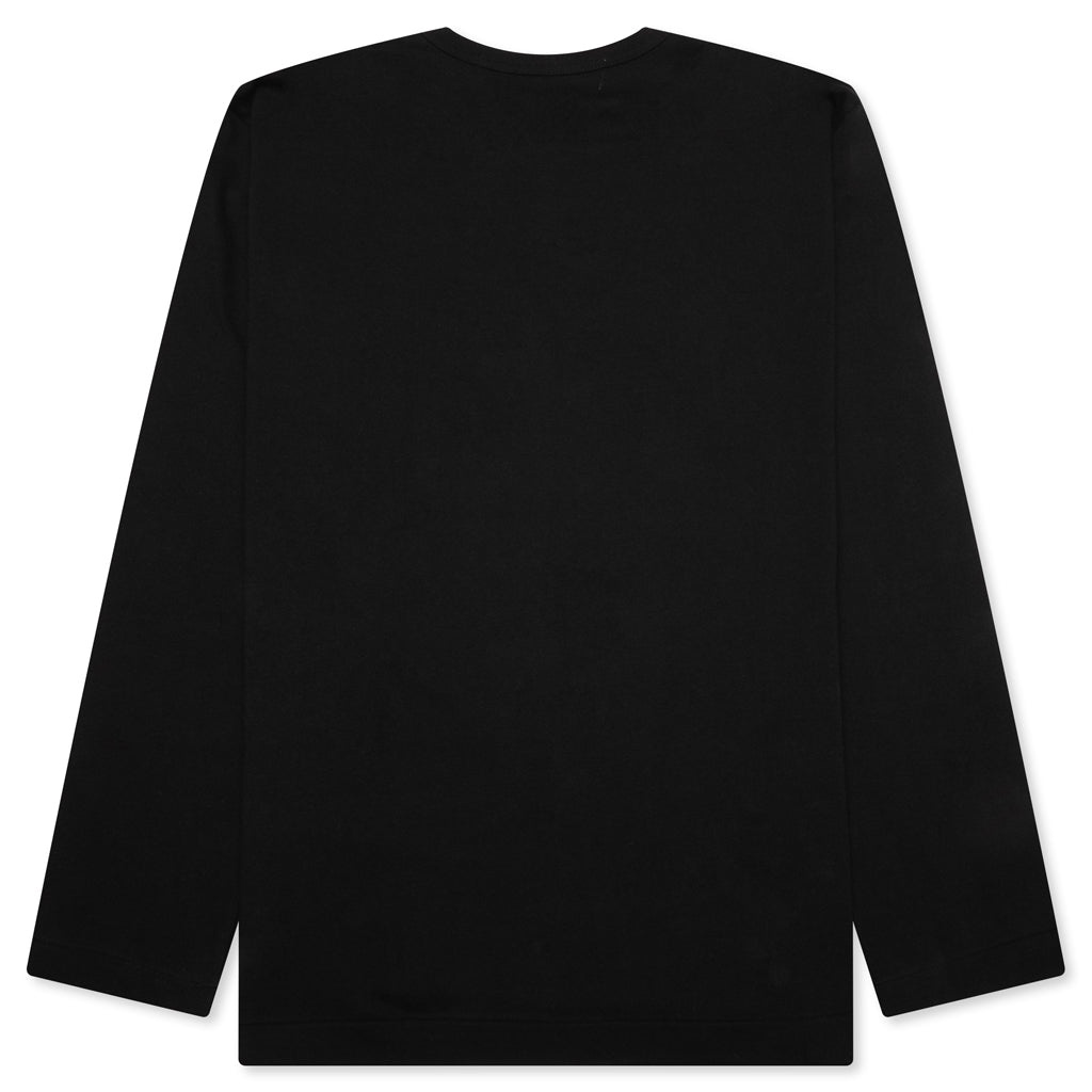 LOGO PRINT ANY HEART L/S T-SHIRT - BLACK - 2