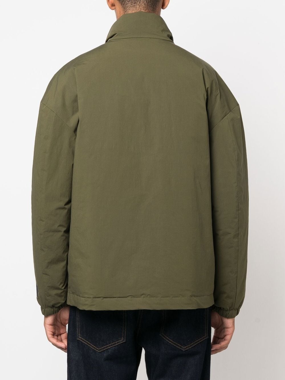 logo-print zip-up jacket - 4