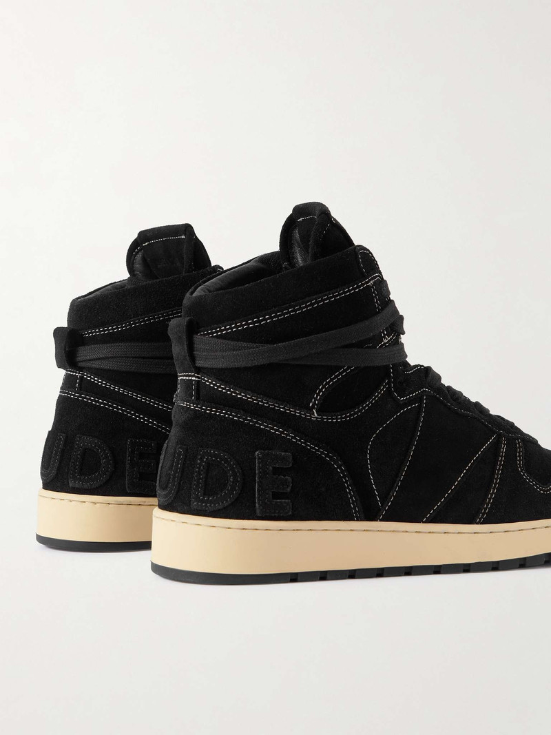 Rhecess Logo-Appliquéd Suede High-Top Sneakers 5