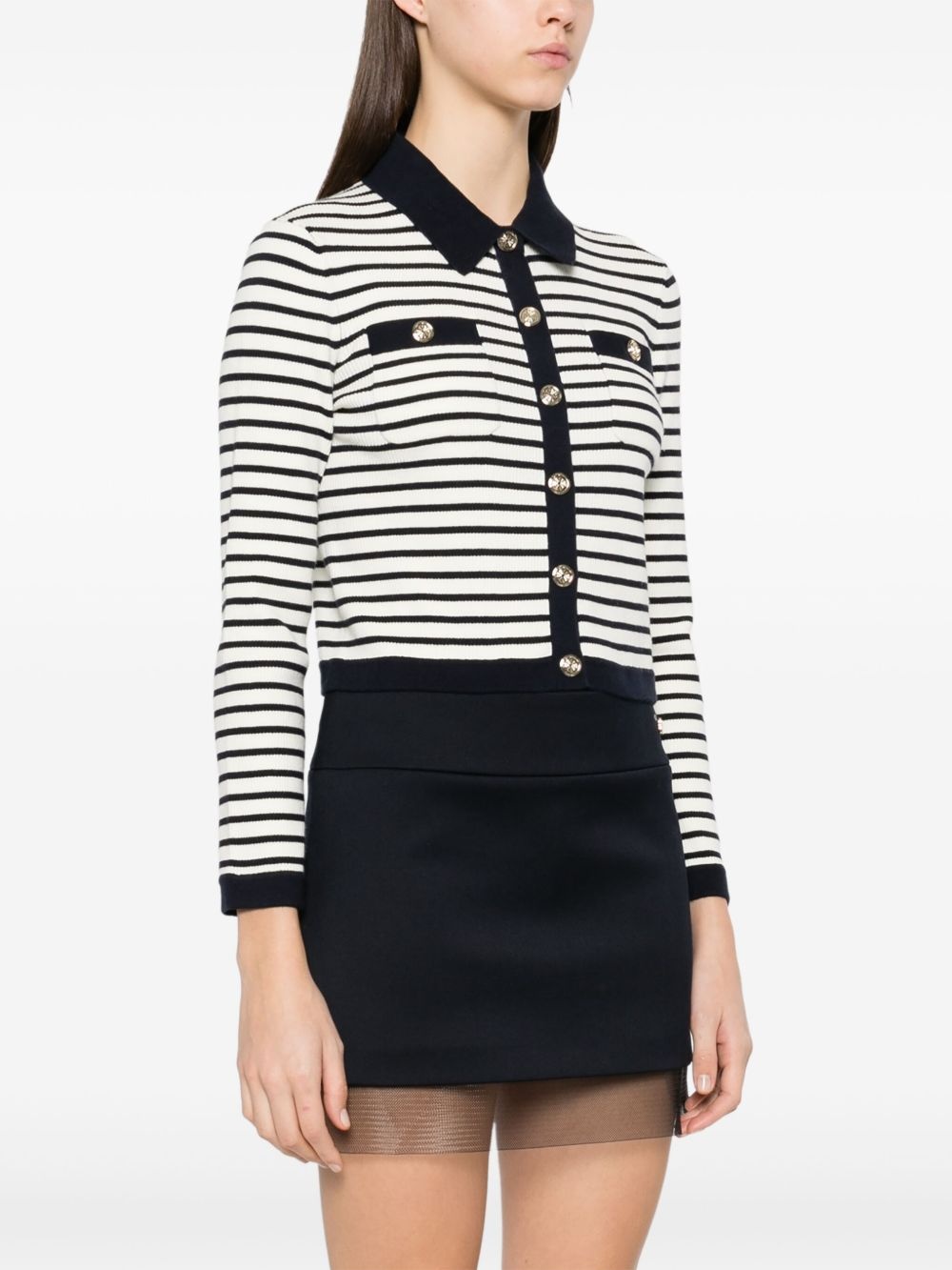 striped cardigan - 3