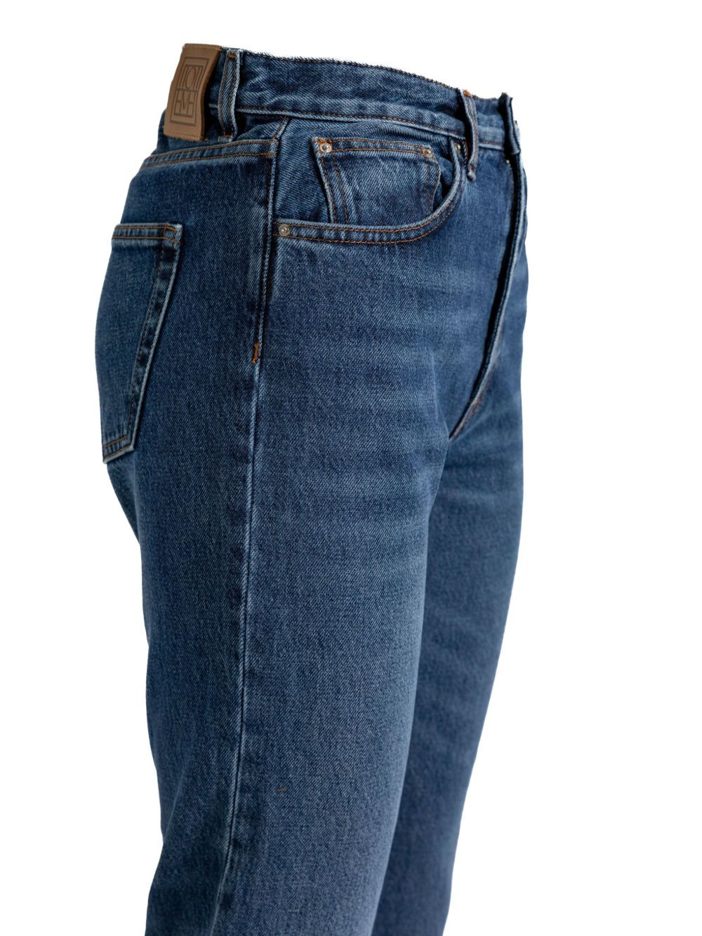 five-pocket logo-patch jeans - 3