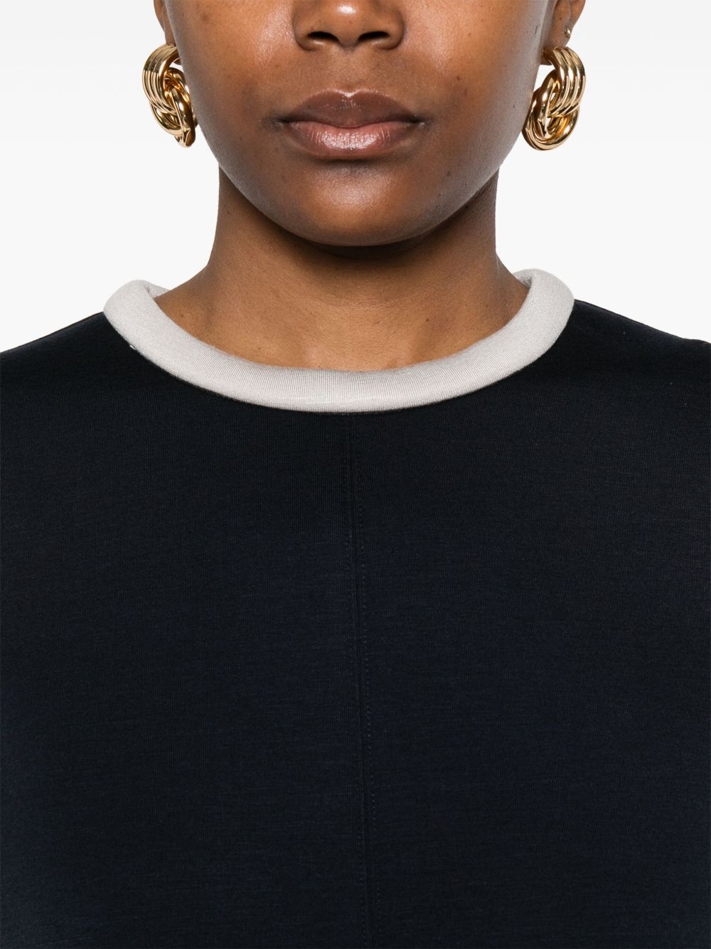 contrast-trim top - 5