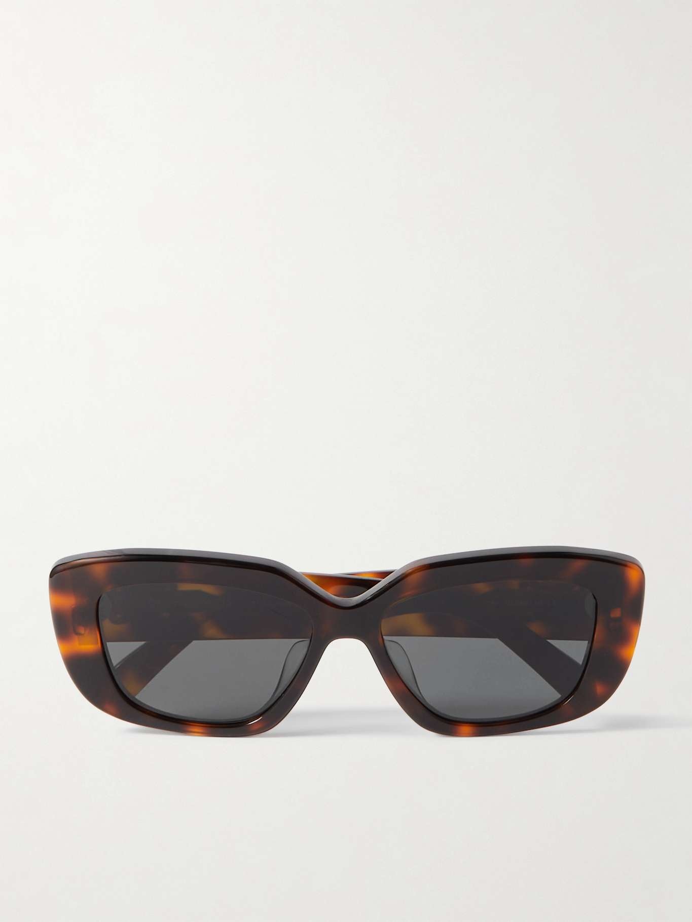 Rectangular-frame acetate sunglasses - 1