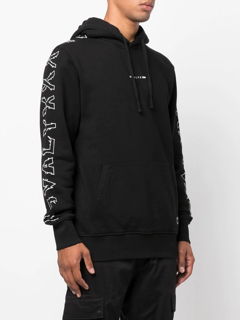logo-print hoodie - 3