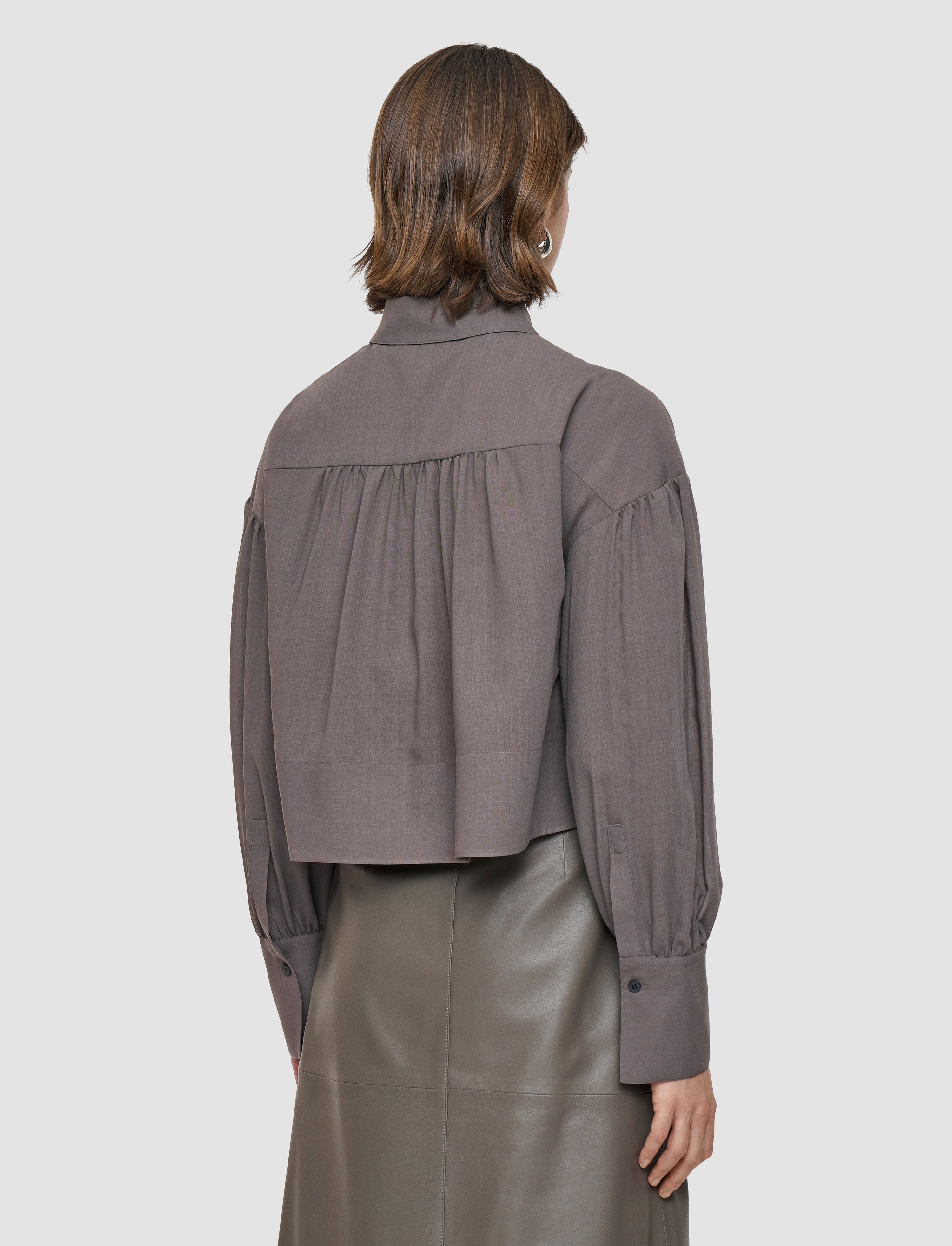 Anais Wool Voile Blouse - 4