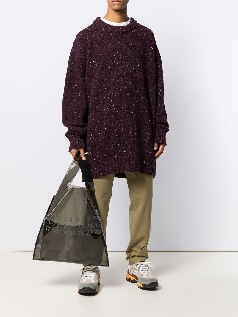 Maison Margiela number print tote bag outlook