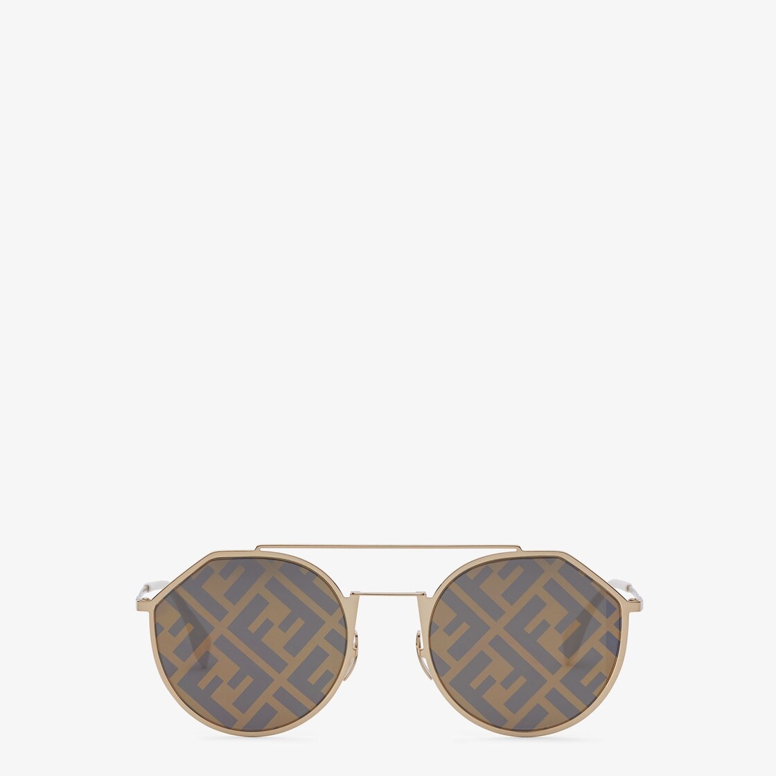 Gold-color sunglasses - 1