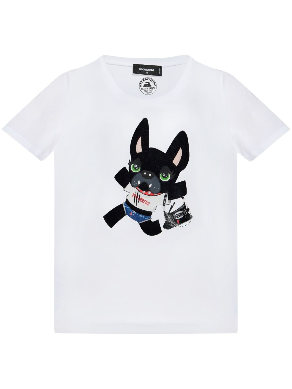 dog print T-shirt - 1