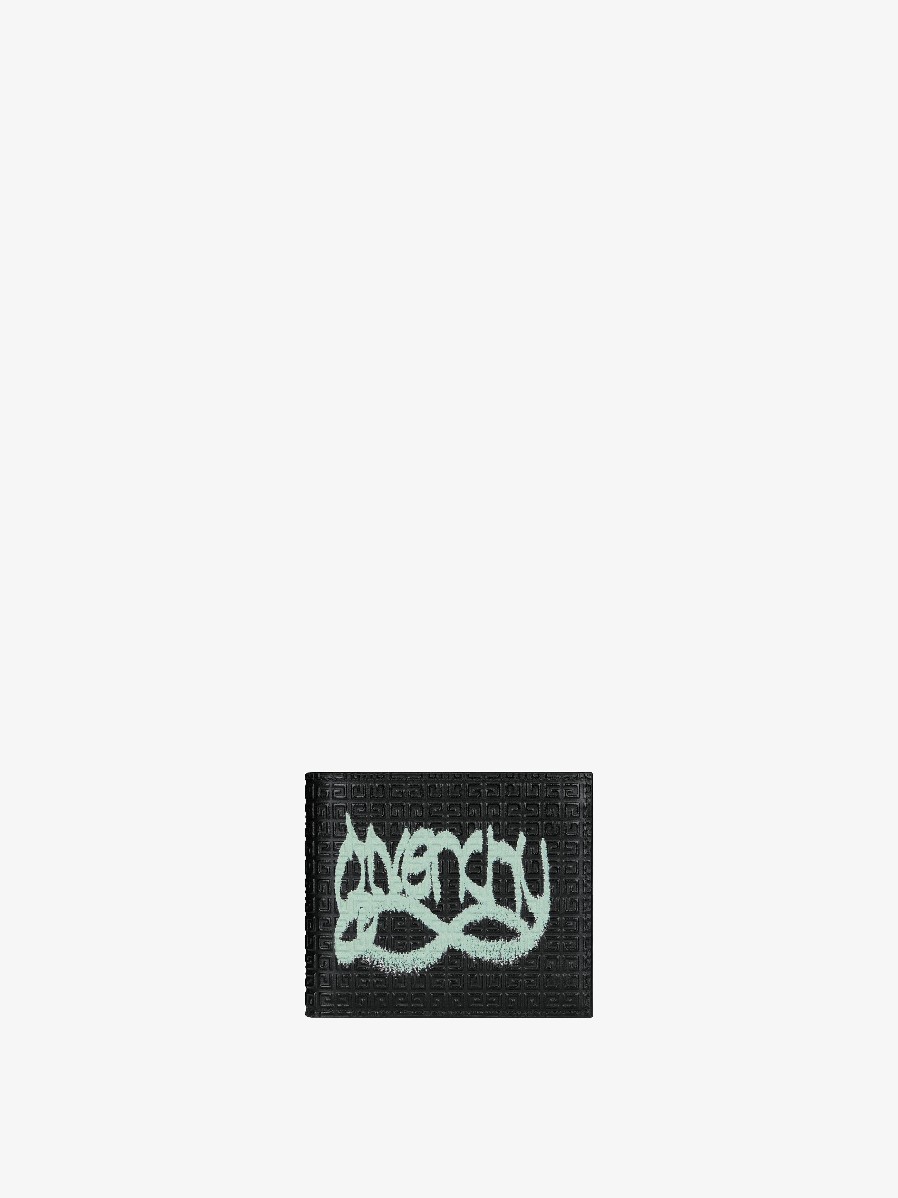 WALLET IN 4G MICRO LEATHER WITH GIVENCHY INFINITY PRINT - 1