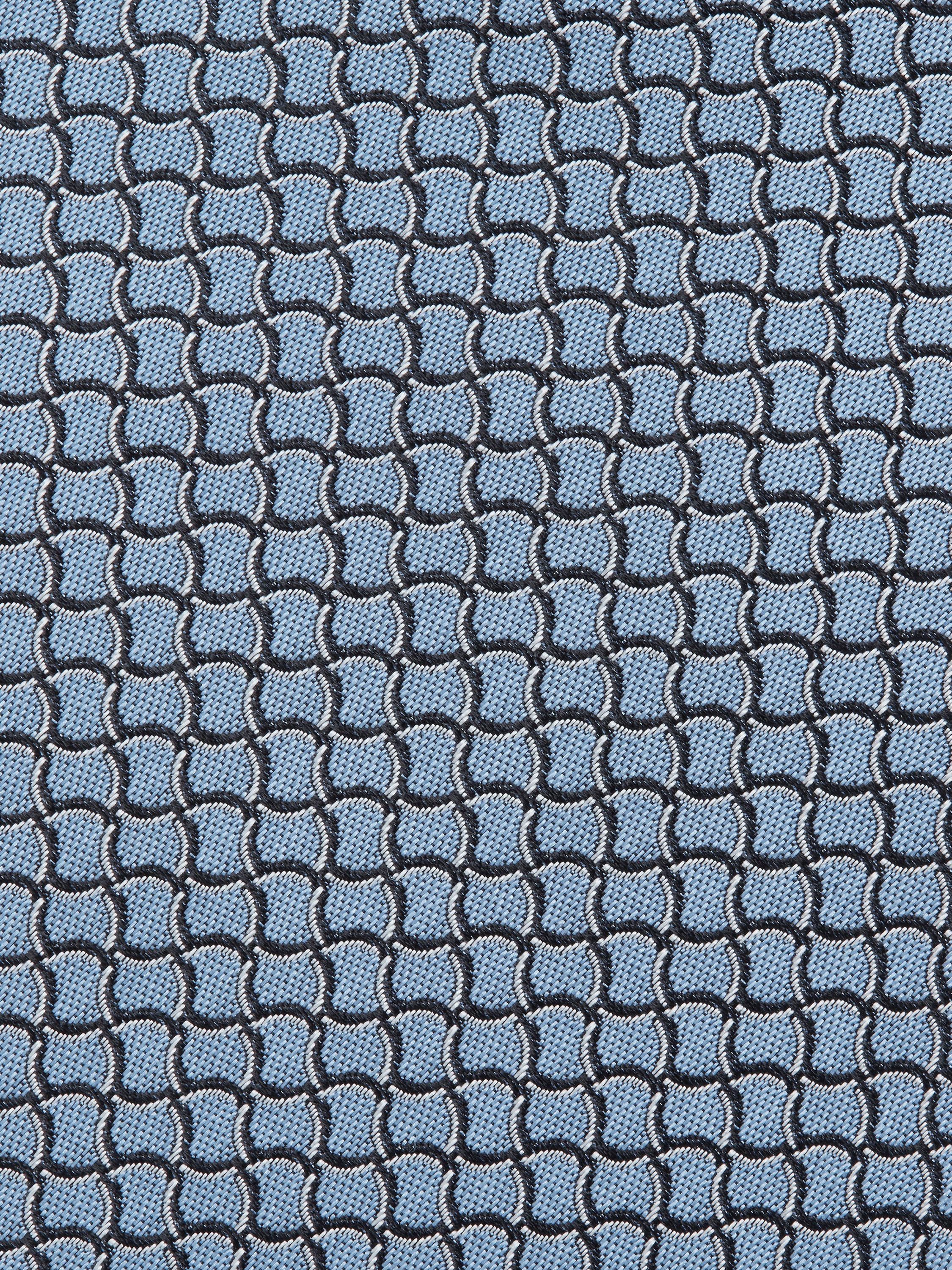 LIGHT BLUE SILK TIE - 2