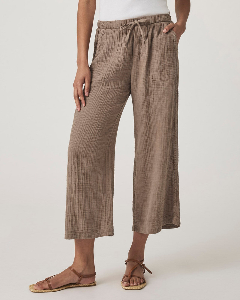 Kit Gauze Crochet Palazzo Pant 3