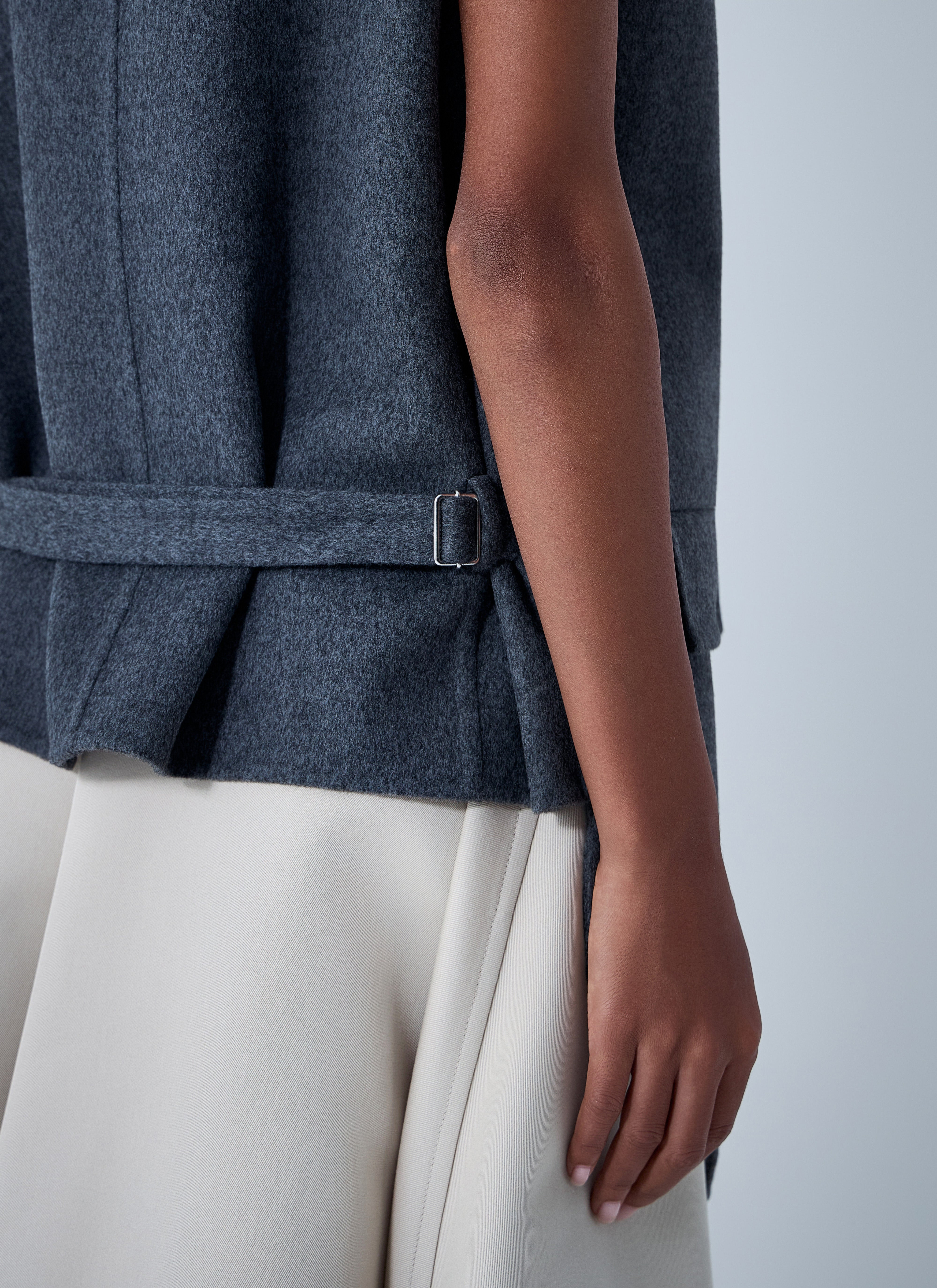 Bottega Veneta Women Double Face Wool Vest - 6