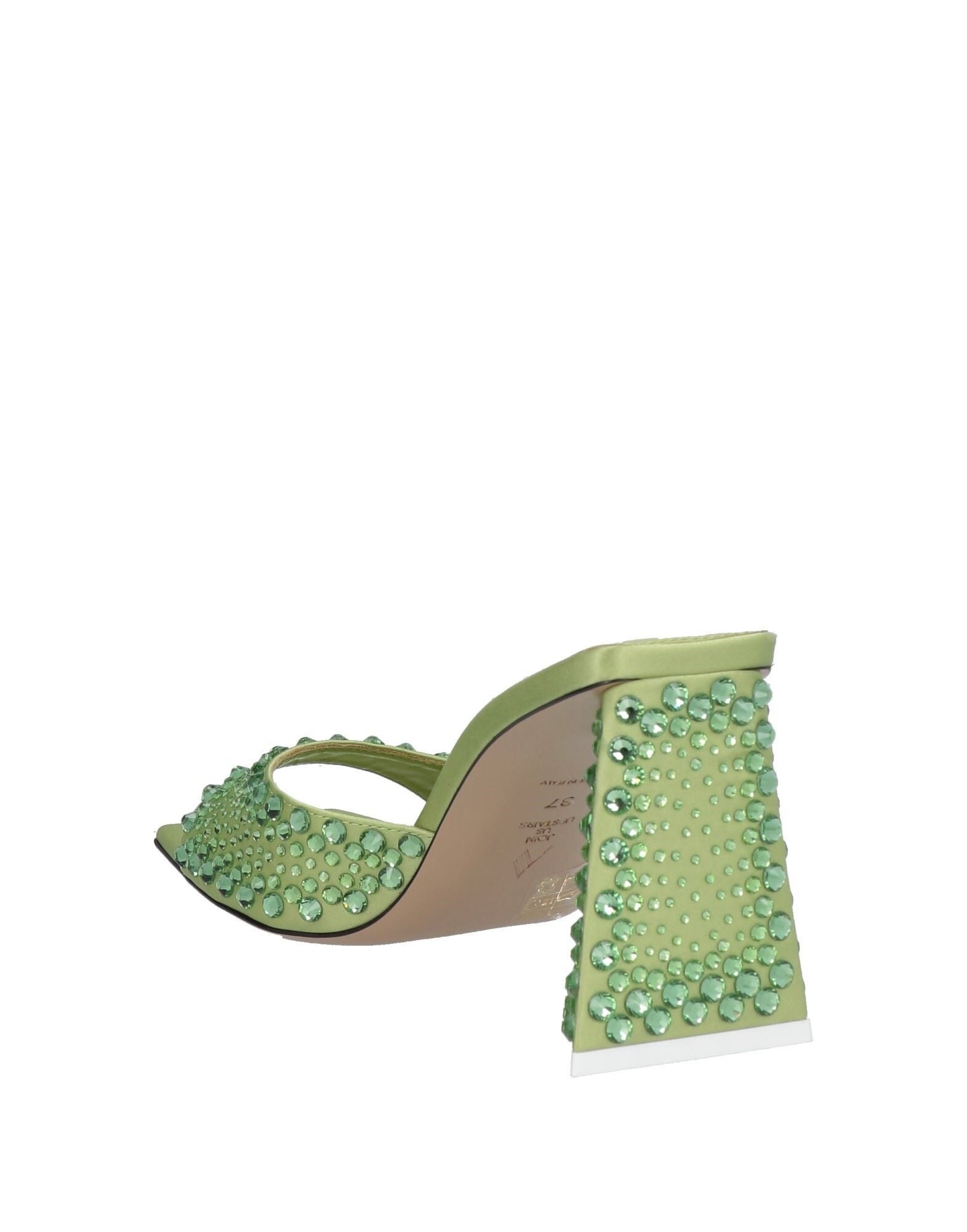 THE ATTICO Light green Women's Sandals | yoox | REVERSIBLE
