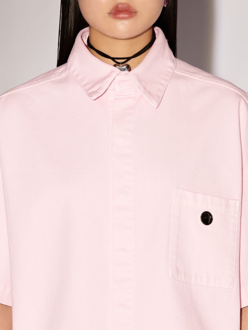 Boxy Denim Shirt - 6