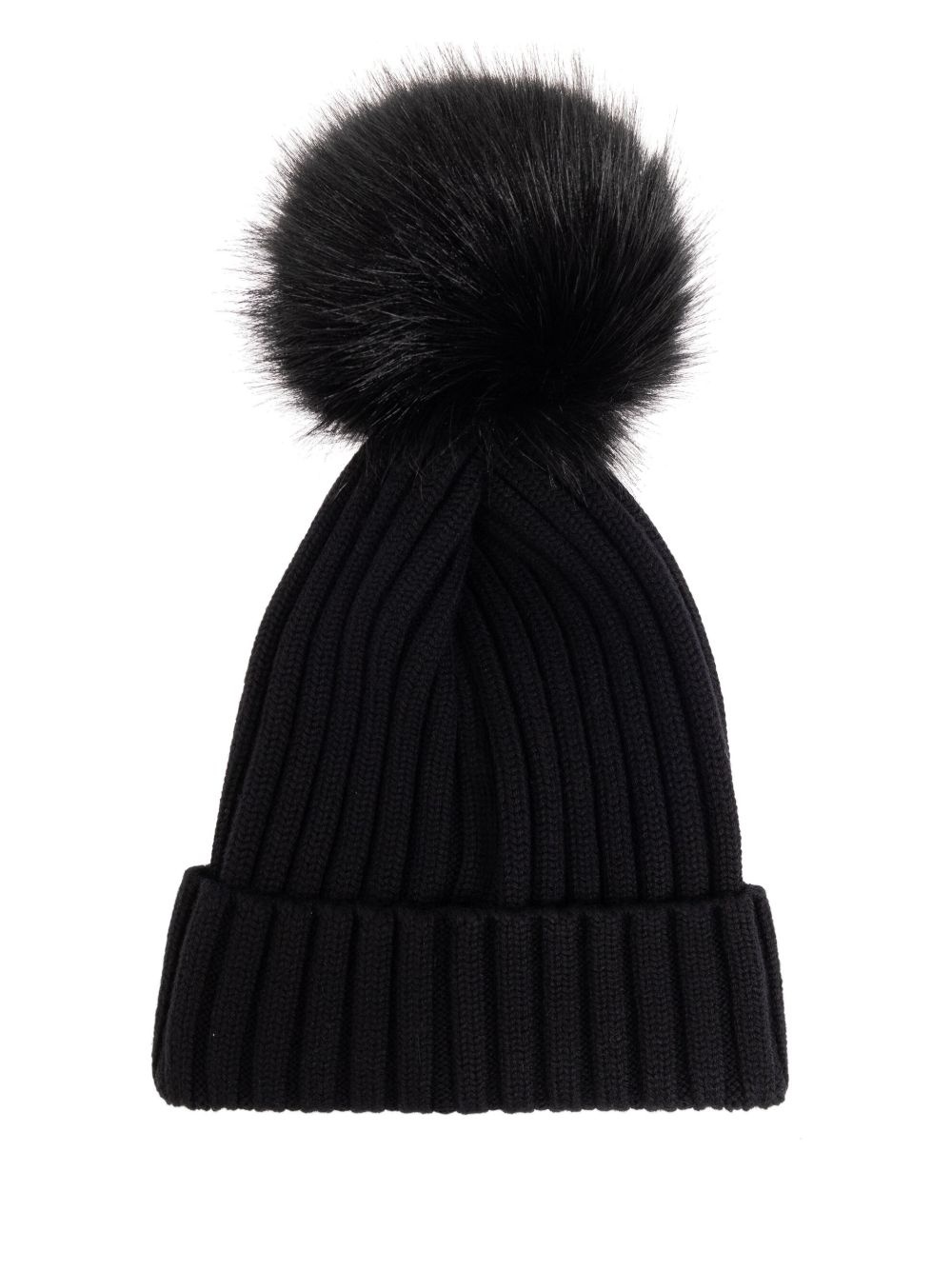 pompom-detail wool beanie - 3