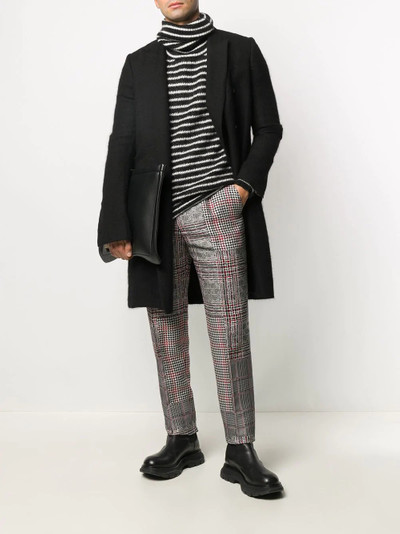 Alexander McQueen patchwork prince of wales trousers outlook