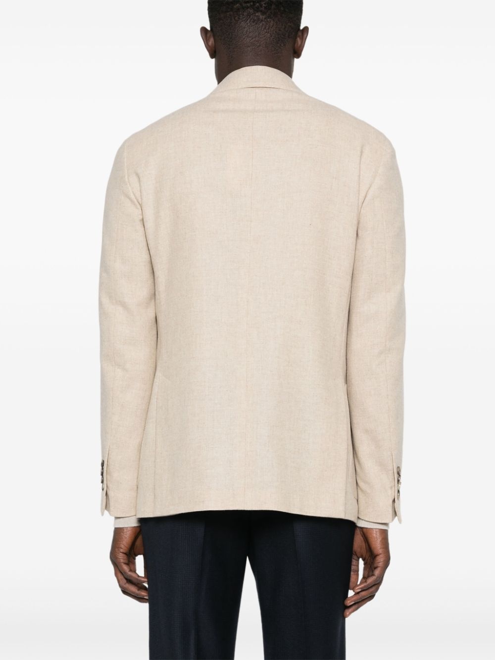 mélange-effect blazer - 4