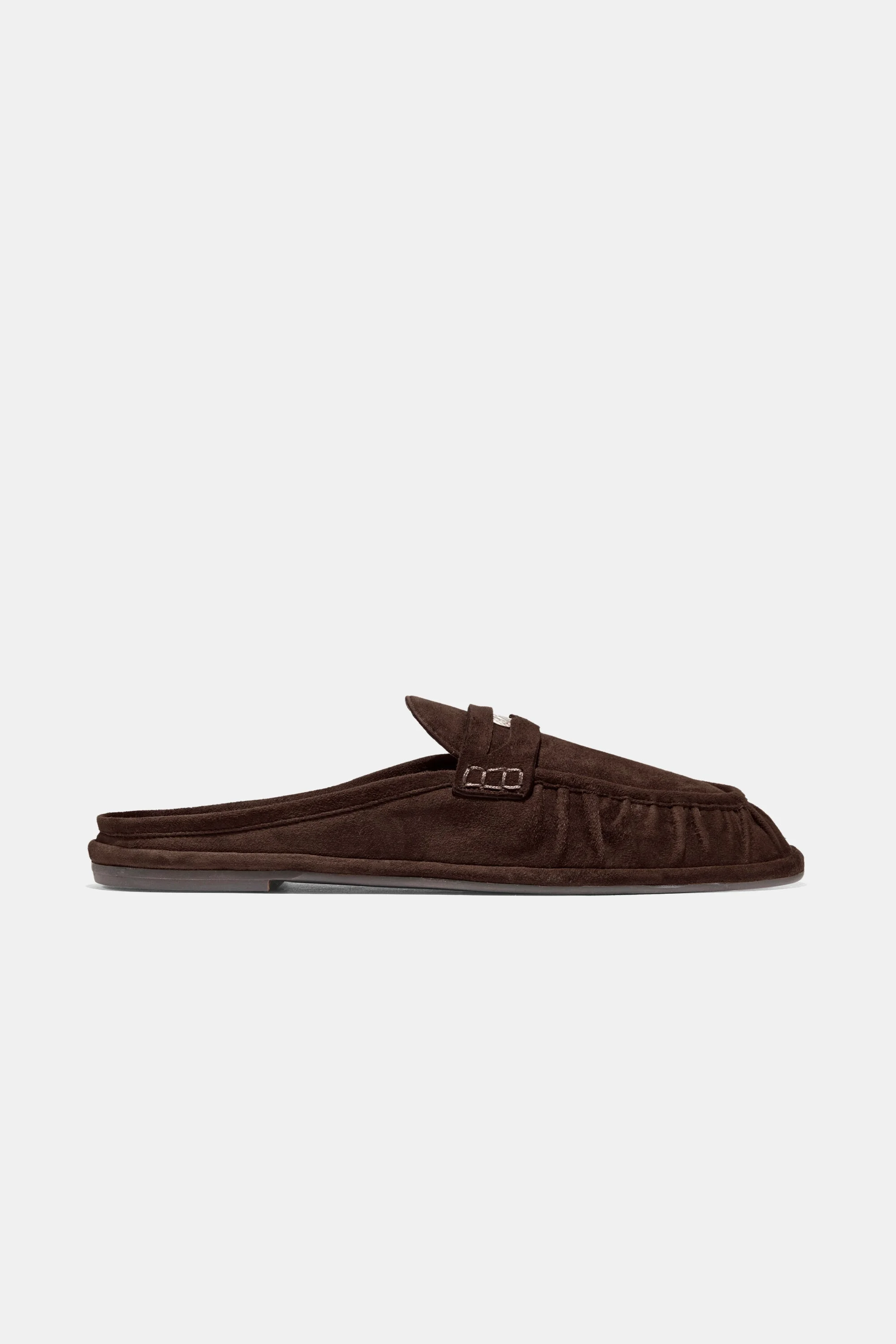 MONCEAUX MULE IN ESPRESSO SUEDE - 1